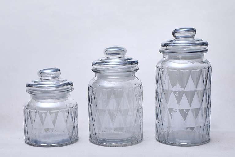 Soda-lime Glass Jar C23008