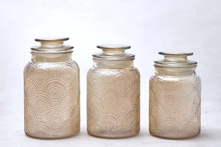 Soda-lime Glass Jar C23012