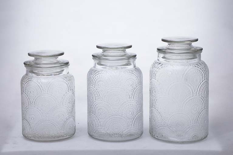 Soda-lime Glass Jar C23012