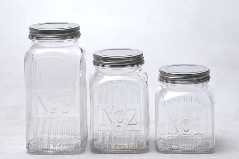 Soda-lime Glass Jar C23016