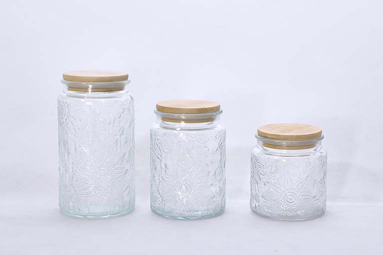 Soda-lime Glass Jar C23024