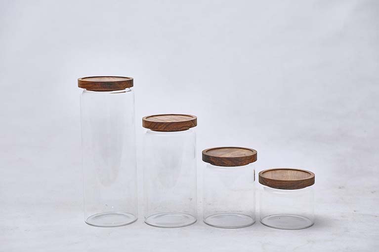 High Borosilicate Glass Jar 1017