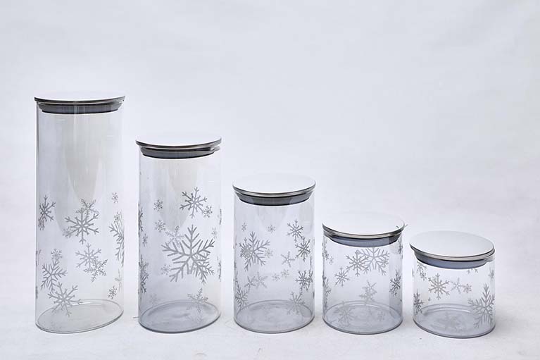 High Borosilicate Glass Jar 1039