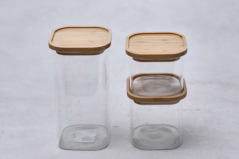 High Borosilicate Glass Jar 1047