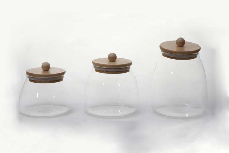 High Borosilicate Glass Jar 1053