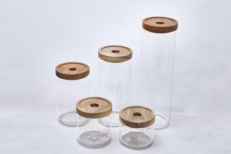 High Borosilicate Glass Jar 1009